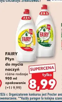 Kaufland Płyn do mycia naczyń Fairy oferta