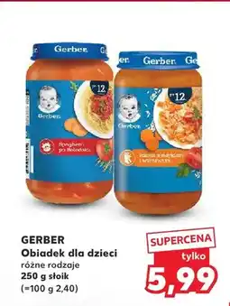Kaufland Obiadek dla dzieci risotto z indykiem i warzywami Gerber oferta