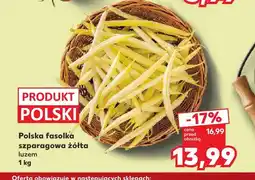 Kaufland Fasolka szparagowa żółta polska oferta