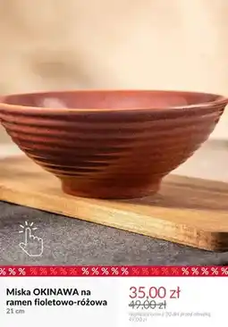 Homla Miska Okinawa na ramen fioletowo-różowa 21 cm oferta