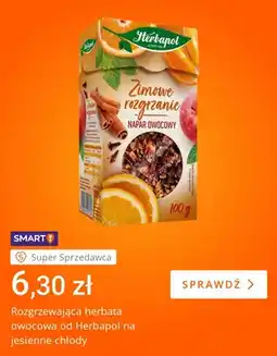 Allegro Rozgrzewająca herbata owocowa od Herbapol na jesienne chłody oferta