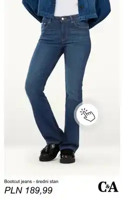 C&A Bootcut jeans średni stan C & A oferta