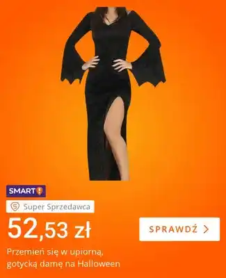 Strój upiorna gotycka dama na Halloween