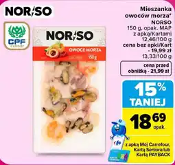 Carrefour Mieszanka owoców morza NORSO oferta