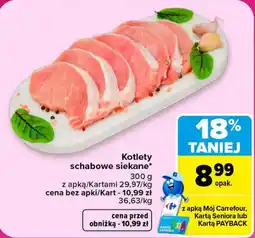 Carrefour Kotlety schabowe siekane oferta