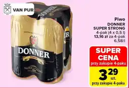 Carrefour Piwo Donner Super Strong oferta