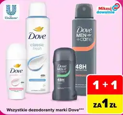 Carrefour Dezodoranty marki Dove oferta