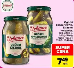 Carrefour Ogórki konserwowe kiszone Urbanek oferta