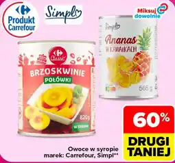 Carrefour Owoce w syropie marek: Carrefour, Simpl oferta