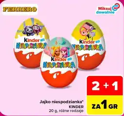 Carrefour Kinder Jajko niespodzianka oferta