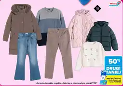 Carrefour TEX Ubrania damskie, męskie, dziecięce, niemowlęce marki oferta