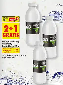 Biedronka Kefir proteinowy naturalny Go Active oferta