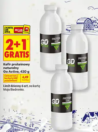 Kefir proteinowy naturalny Go Active