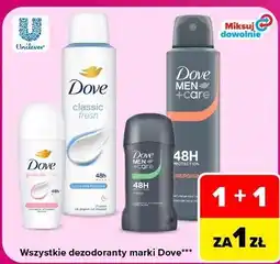 Carrefour Wszystkie dezodoranty marki Dove oferta