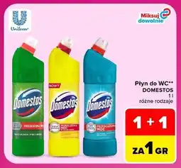 Carrefour Płyn do WC Domestos 1 l, różne rodzaje oferta