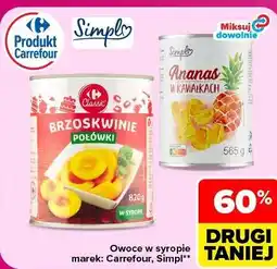 Carrefour Owoce w syropie Carrefour, Simpl oferta