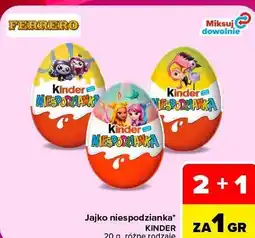 Carrefour Jajko niespodzianka Kinder oferta
