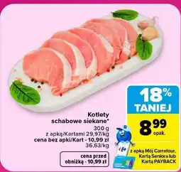 Carrefour Kotlety schabowe siekane oferta