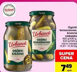Carrefour Ogórki konserwowe, kiszone Urbanek oferta