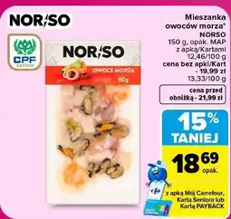 Carrefour Mieszanka owoców morza NORSO oferta