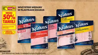Wszystkie wędliny w plastrach Krakus