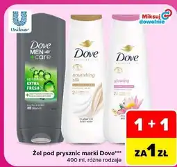 Carrefour Żel pod prysznic Dove 400 ml, różne rodzaje oferta