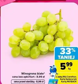 Carrefour Winogrona białe oferta