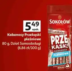 Auchan Kabanosy Przekąski pleśniowe Sokołów oferta