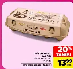 Carrefour Jaja jak ze wsi JAJ-POL rozm. XL 10 szt oferta