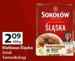 Auchan Kiełbasa Śląska Sokołów oferta