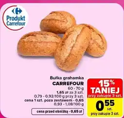 Carrefour Bułka grahamka CARREFOUR oferta