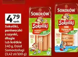 Auchan Paróweczki z szynki Sokoliki Sokołów oferta