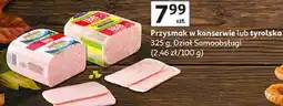 Auchan Przysmak w konserwie lub tyrolska JBB oferta