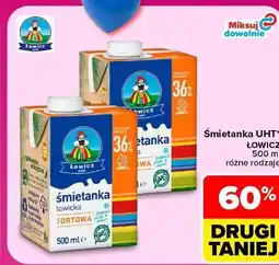 Carrefour Śmietanka UHT ŁOWICZ oferta