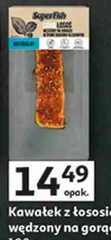 Auchan Kawałek z łososia wędzony na gorąco SuperFish oferta