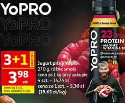 Auchan Jogurt pitny YoPro 270 g, różne smaki oferta