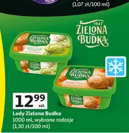 Auchan Lody Zielona Budka 1000 ml, wybrane rodzaje oferta