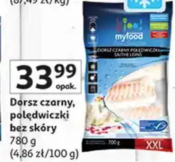 Auchan MyFood Dorsz czarny, polędwiczki bez skóry oferta