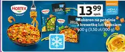 Auchan Hortex Makaron na patelnię z krewetką lub łososiem oferta