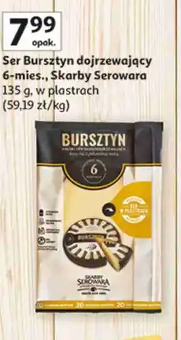 Auchan Ser Bursztyn dojrzewający 6-miesięczny Skarby Serowara oferta