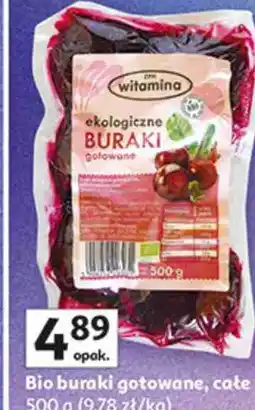 Auchan Bio buraki gotowane, całe witamina oferta