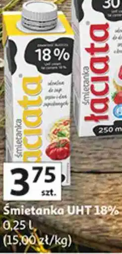 Auchan Śmietanka UHT 18% Łaciate Mlekpol oferta