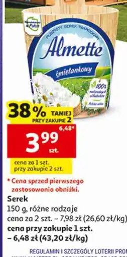 Auchan Serek puszysty Almette oferta