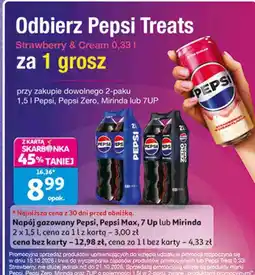Auchan Napój gazowany Pepsi, Pepsi Max, 7 Up lub Mirinda oferta