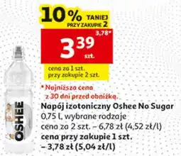 Auchan Napój izotoniczny Oshee No Sugar oferta