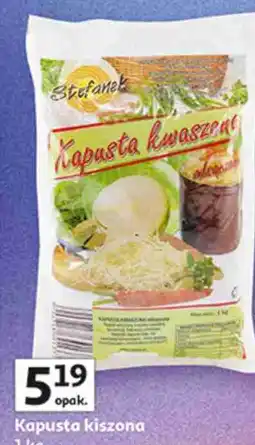 Auchan Kapusta kiszona Stefanek oferta