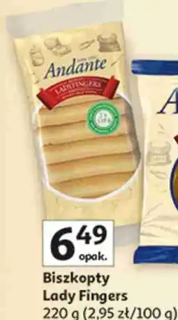 Auchan Biszkopty Lady Fingers Andante oferta