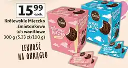Auchan Królewskie Mleczko Wawel śmietankowe lub waniliowe oferta