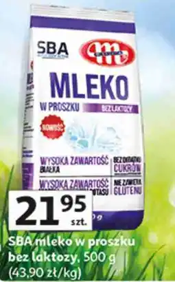 Auchan SBA mleko w proszku bez laktozy oferta