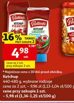 Auchan Ketchup Pudliszki oferta